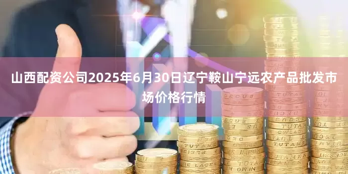 山西配资公司2025年6月30日辽宁鞍山宁远农产品批发市场价格行情